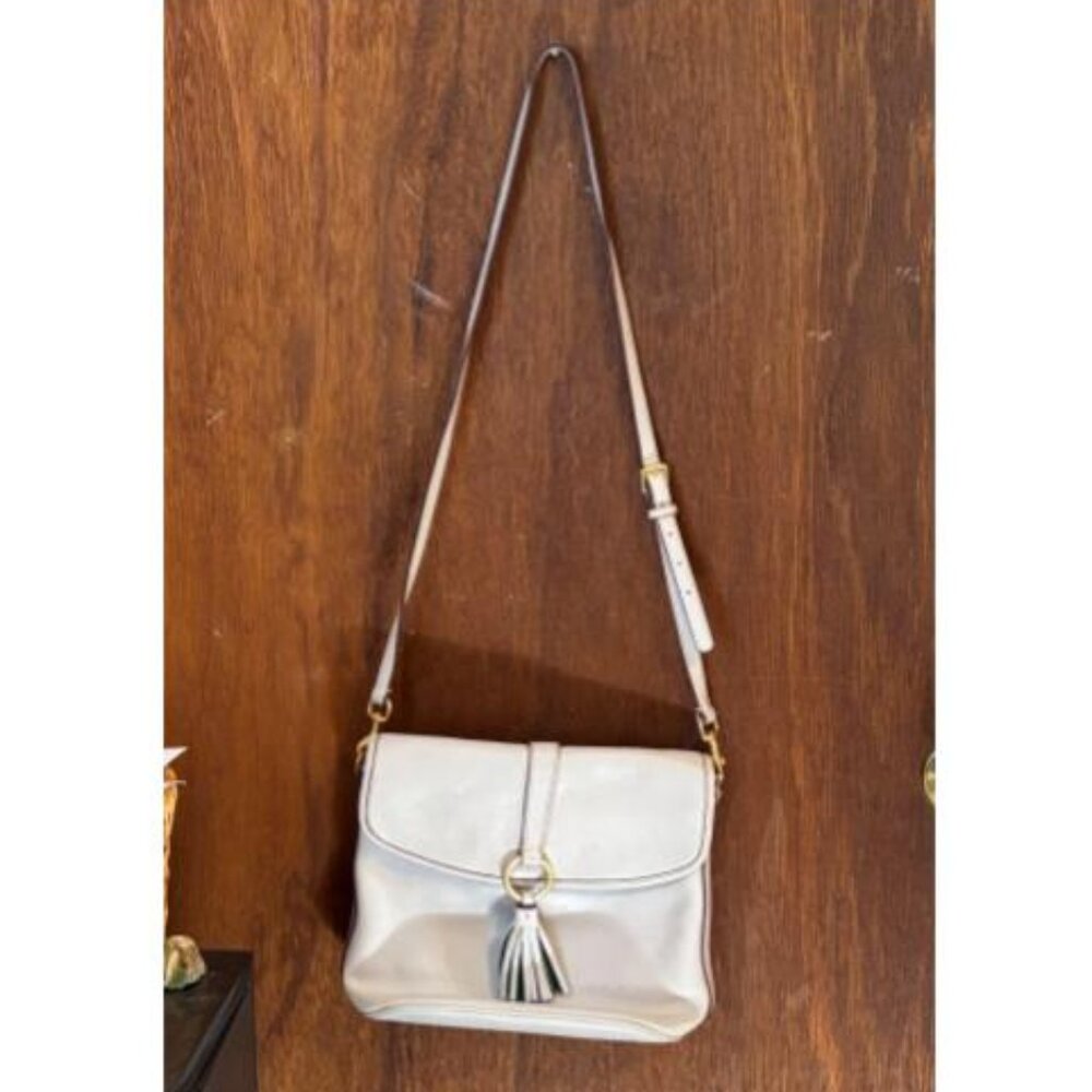 Dooney & Bourke Good Condition (See Descr/Photos) Adjustable Beige/Ivory Handbag